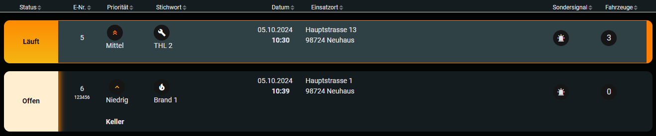 Detail-Einsätze Detail-Einsätze