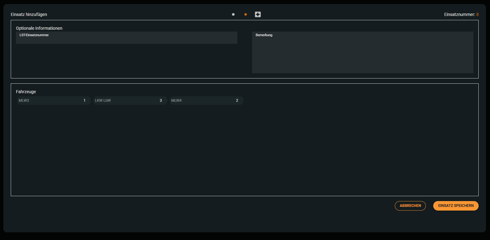 Detail-Einsatzanlegen (2) Detail-Einsatzanlegen (2)